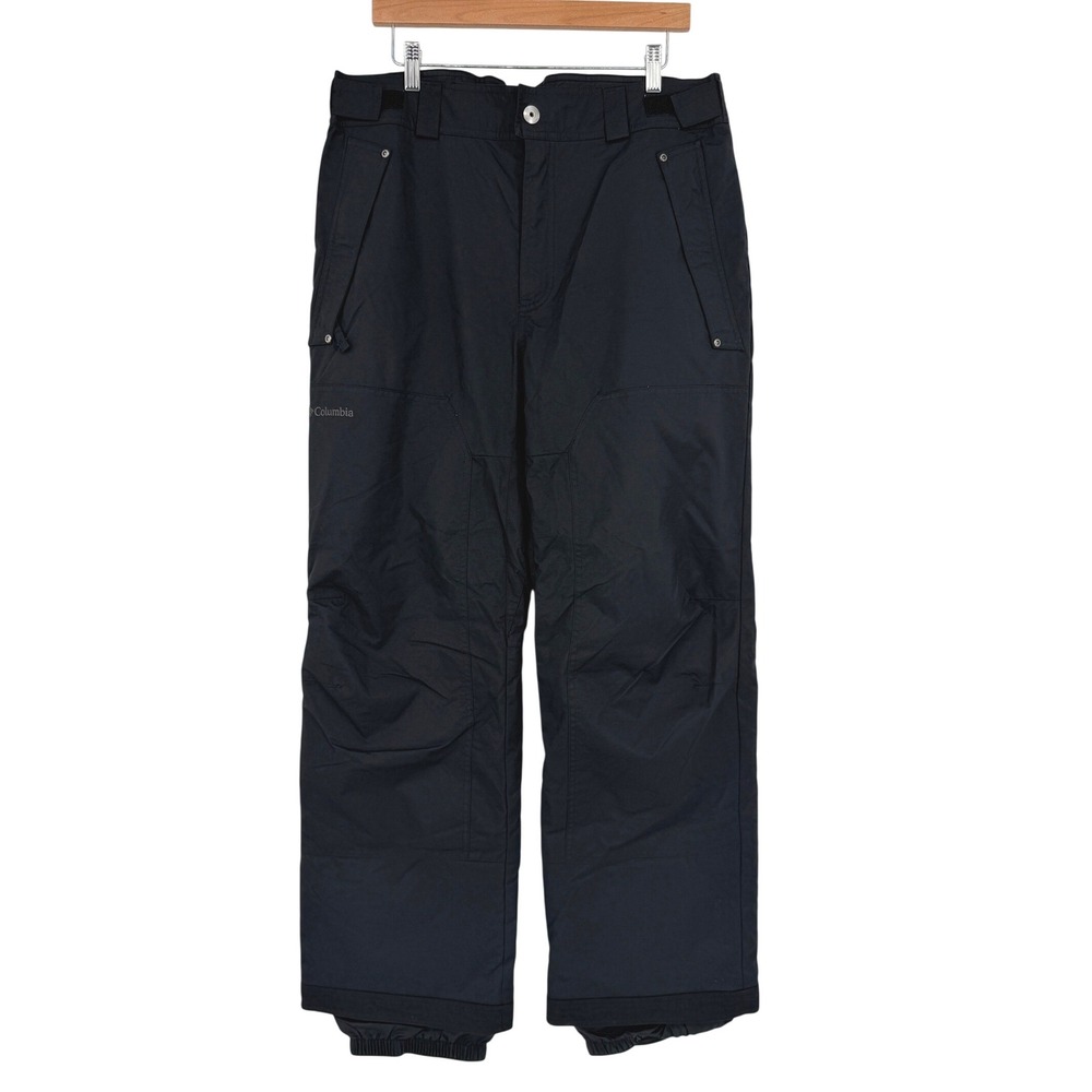 Columbia Men's Black Omni-Tech Waterproof Insulated Snow Pants Size L